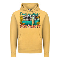 Vintage Mustard home is where  you park it Vintage Hoodie - texasbilliewilder