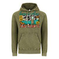 Vintage Olive home is where  you park it Vintage Hoodie - texasbilliewilder