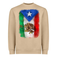 Mushroom mexico and puerto rico flag Heavyweight Sweatshirt - Zillion Design Studio