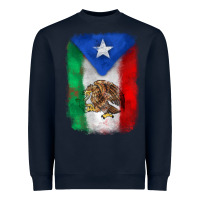 Navy mexico and puerto rico flag Heavyweight Sweatshirt - Zillion Design Studio