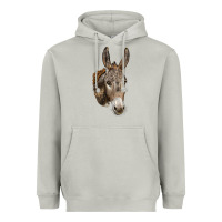Moon Dust Andalusian Donkey Face Heavyweight Hoodie - LillyAllenDesigns