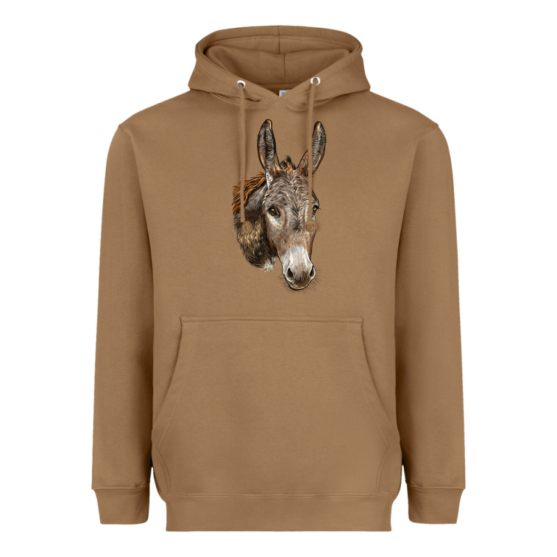 Andalusian Donkey Face Heavyweight Hoodie by LillyAllenDesigns | Teevron