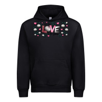 Black for the love of the game  volleyball Urban Hoodie - Jasminsmagicworld