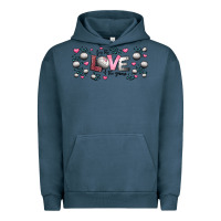 Pigment Midnight Navy for the love of the game  volleyball Urban Hoodie - Jasminsmagicworld