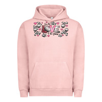 Pigment Salmon for the love of the game  volleyball Urban Hoodie - Jasminsmagicworld