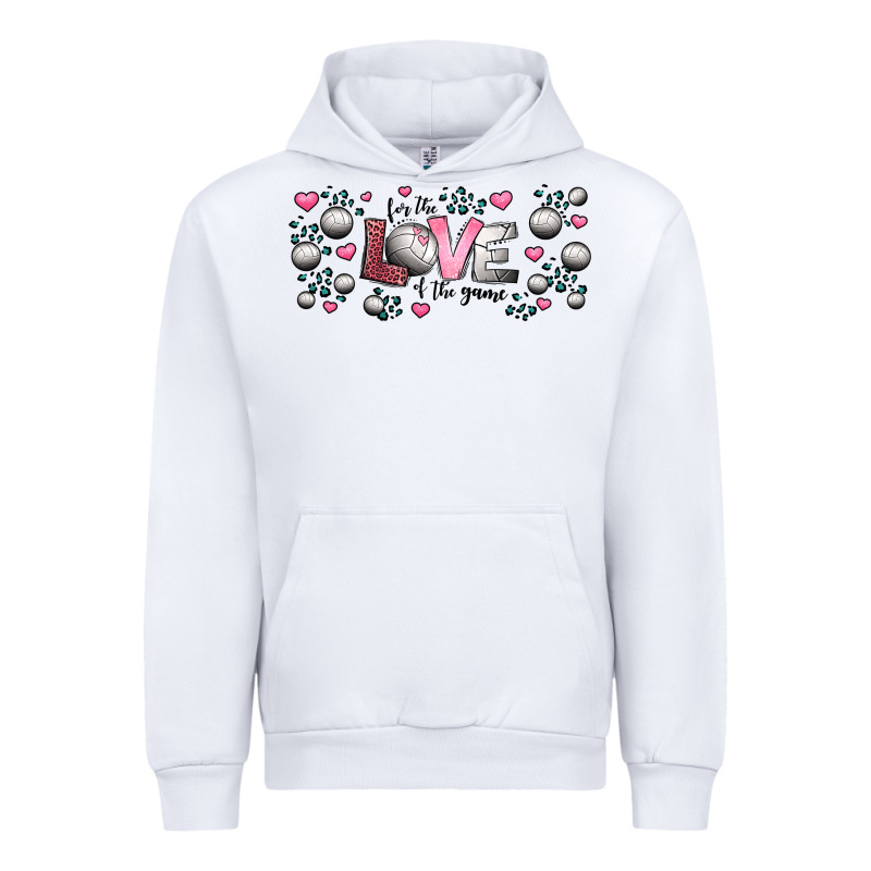 For The Love Of The Game  Volleyball Urban Hoodie by Jasminsmagicworld | Teevron