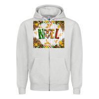 Dove Grey Noel Zipper Hoodie - Artiststas