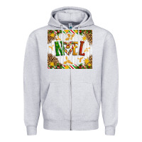 Heather Grey Noel Zipper Hoodie - Artiststas