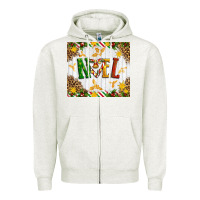 Oatmeal Heather Noel Zipper Hoodie - Artiststas