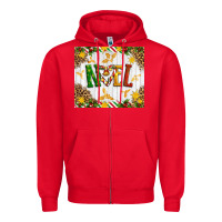 Red Noel Zipper Hoodie - Artiststas