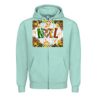 Seafoam Noel Zipper Hoodie - Artiststas