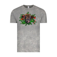 Cloud Rock Christmas highland calf Vintage Tee - RanaPortraitStore