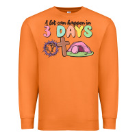 Carrot a lot can happen in 3 days Premium Sweatshirt - MaliasSmallBusiness