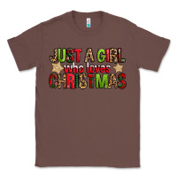 Chestnut just a girl who loves christmas with cookies Classic Tee - FaDigitalArtStudio