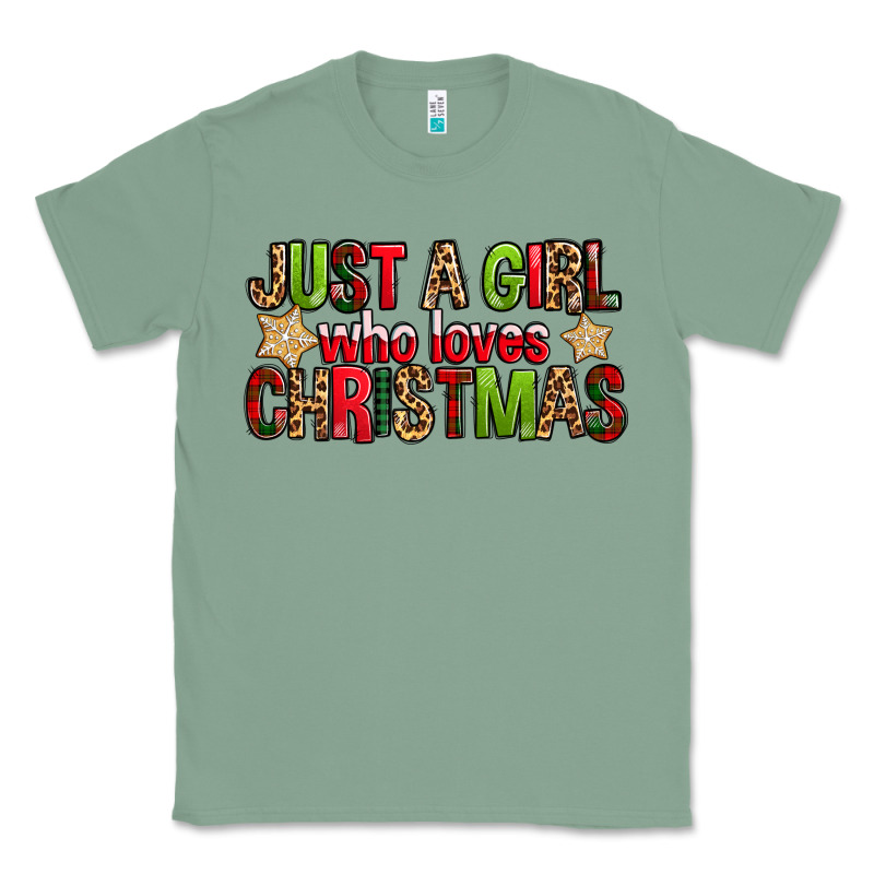 Just A Girl Who Loves Christmas With Cookies Classic Tee by FaDigitalArtStudio | Teevron