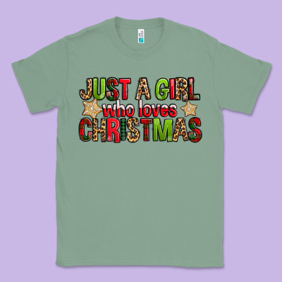 Just A Girl Who Loves Christmas With Cookies Classic Tee Designed By Fadigitalartstudio