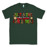 Sports Green just a girl who loves christmas with cookies Classic Tee - FaDigitalArtStudio