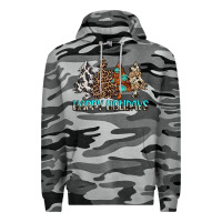 Slate Camo Happy Holidays Trees Premium Hoodie - MaliasSmallBusiness