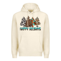 Tofu Happy Holidays Trees Premium Hoodie - MaliasSmallBusiness