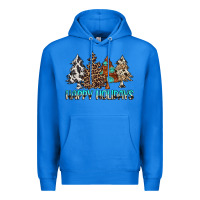 True Royal Happy Holidays Trees Premium Hoodie - MaliasSmallBusiness