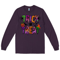 Plum trick or treat Long Sleeve Tee - RacoonDesign