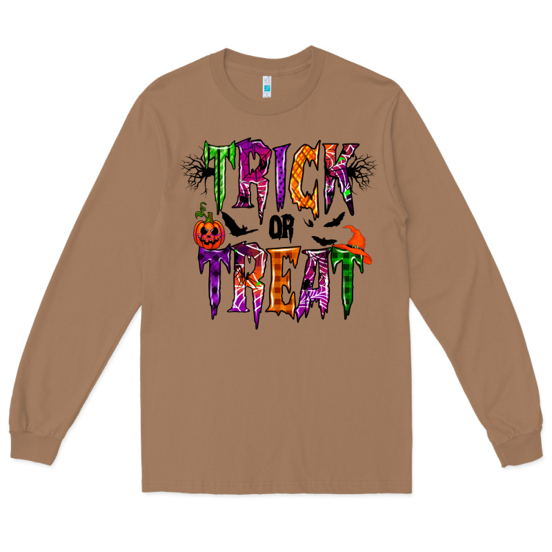 Trick Or Treat Long Sleeve Tee by RacoonDesign | Teevron
