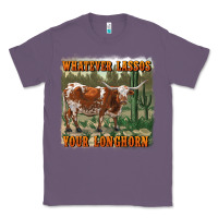Lavender whatever lassos your longhorn Classic Tee - RanaPortraitStore
