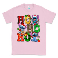Bubblegum Pink ho ho ho stitch Classic Tee - AdoDesignShop