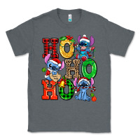 Charcoal Heather ho ho ho stitch Classic Tee - AdoDesignShop
