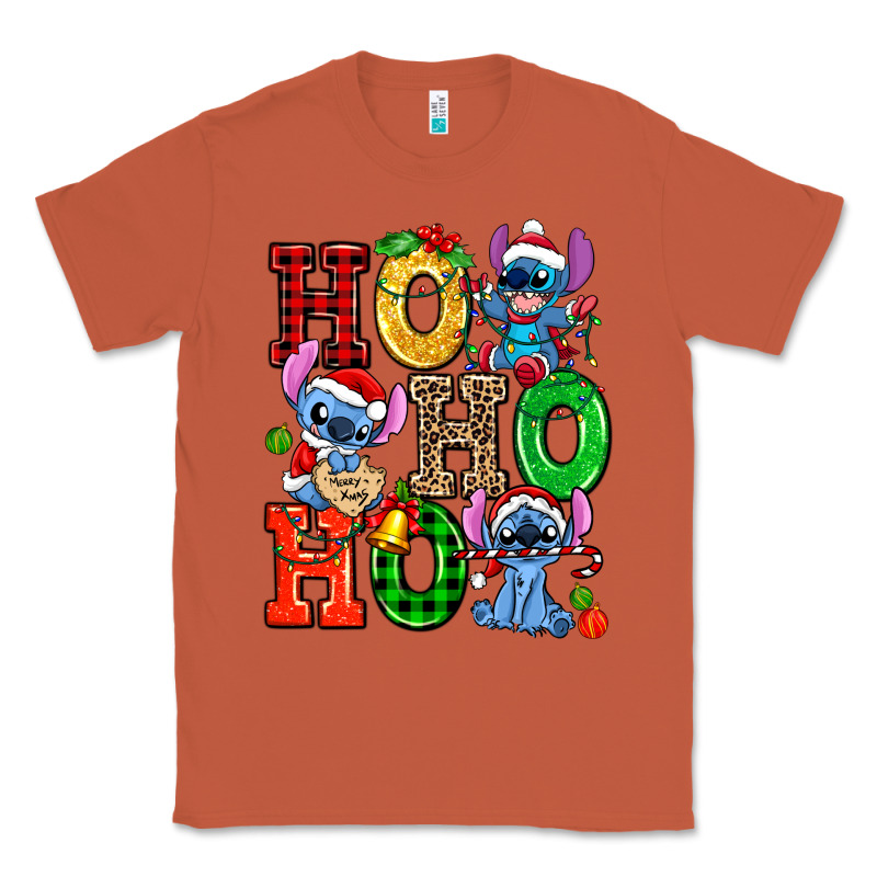 Ho Ho Ho Stitch Classic Tee by AdoDesignShop | Teevron