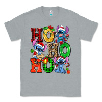 Heather Grey ho ho ho stitch Classic Tee - AdoDesignShop