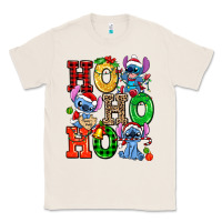 Natural ho ho ho stitch Classic Tee - AdoDesignShop