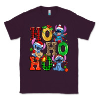 Plum ho ho ho stitch Classic Tee - AdoDesignShop