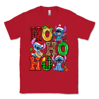 Red ho ho ho stitch Classic Tee - AdoDesignShop