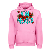 Fuchsia Pink viva mexico long live mexico Urban Hoodie - Jasminsmagicworld