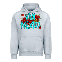 Heather Grey viva mexico long live mexico Urban Hoodie - Jasminsmagicworld