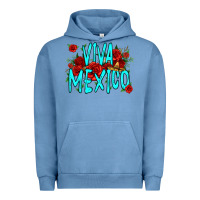 Pigment Pebble Blue viva mexico long live mexico Urban Hoodie - Jasminsmagicworld
