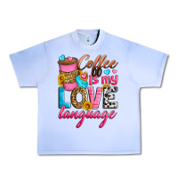 Grape Ice coffee is my love language Urban Heavy Tee - Zillion Design Studio