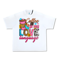 White coffee is my love language Urban Heavy Tee - Zillion Design Studio