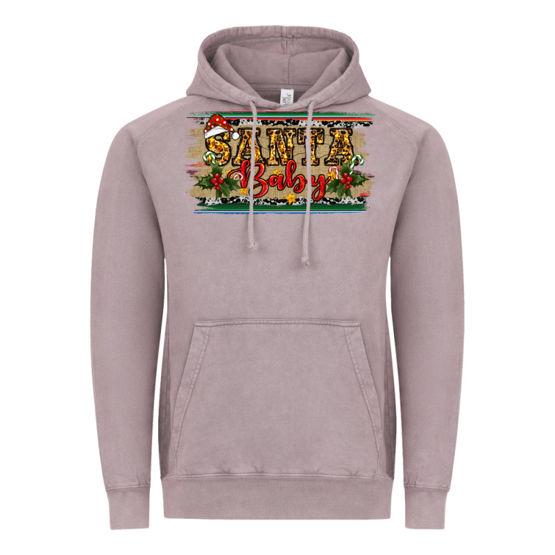 Santa Baby Western Christmas Vintage Hoodie by RanaPortraitStore | Teevron