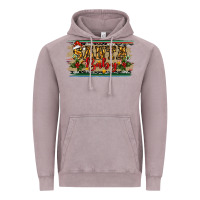 Vintage Zinc Santa Baby Western Christmas Vintage Hoodie - RanaPortraitStore