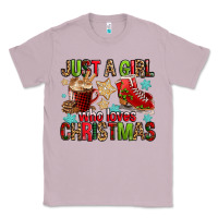 Lilac just a girl who loves christmas Classic Tee - FaDigitalArtStudio