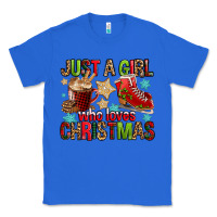 True Royal just a girl who loves christmas Classic Tee - FaDigitalArtStudio