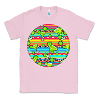 Bubblegum Pink hispanic heritage month round earrings 3 Classic Tee - BundleAndBundleShop