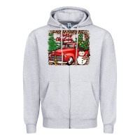 Heather Grey merry christmas Zipper Hoodie - JahusDesignShop