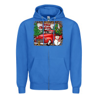 True Royal merry christmas Zipper Hoodie - JahusDesignShop