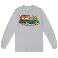 Moon Dust western farm truck farm animals Long Sleeve Tee - FaDigitalArtStudio