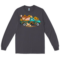 Smoke western farm truck farm animals Long Sleeve Tee - FaDigitalArtStudio