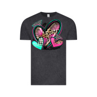 Vintage Black race hearts Vintage Tee - Zillion Design Studio