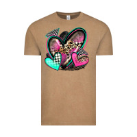 Vintage Coffee race hearts Vintage Tee - Zillion Design Studio